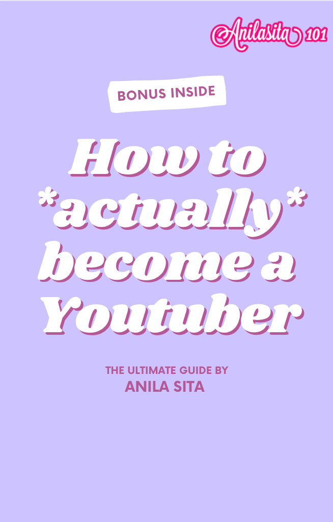 E-BOOK: how to *actually* become a Youtuber